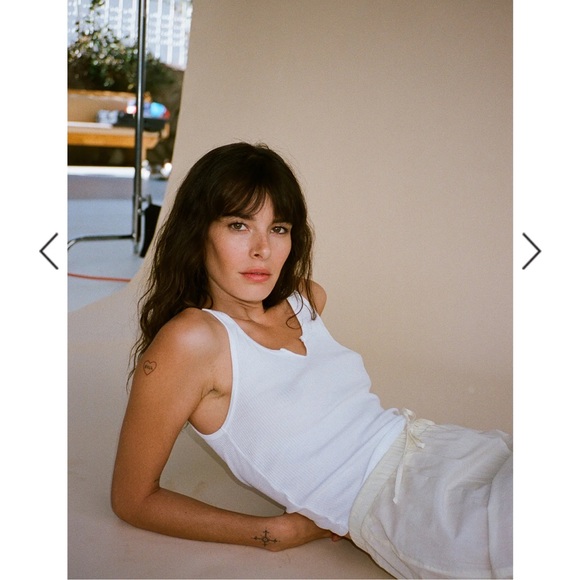 SOLD NWT LACAUSA Roxy Tank in Black - Picture 2 of 8